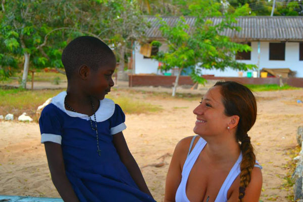 Valentina vivere e lavorare in Tanzania
